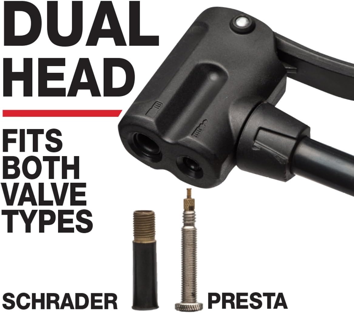 image:imageBell Air Glide Bicycle Floor PumpsBlack