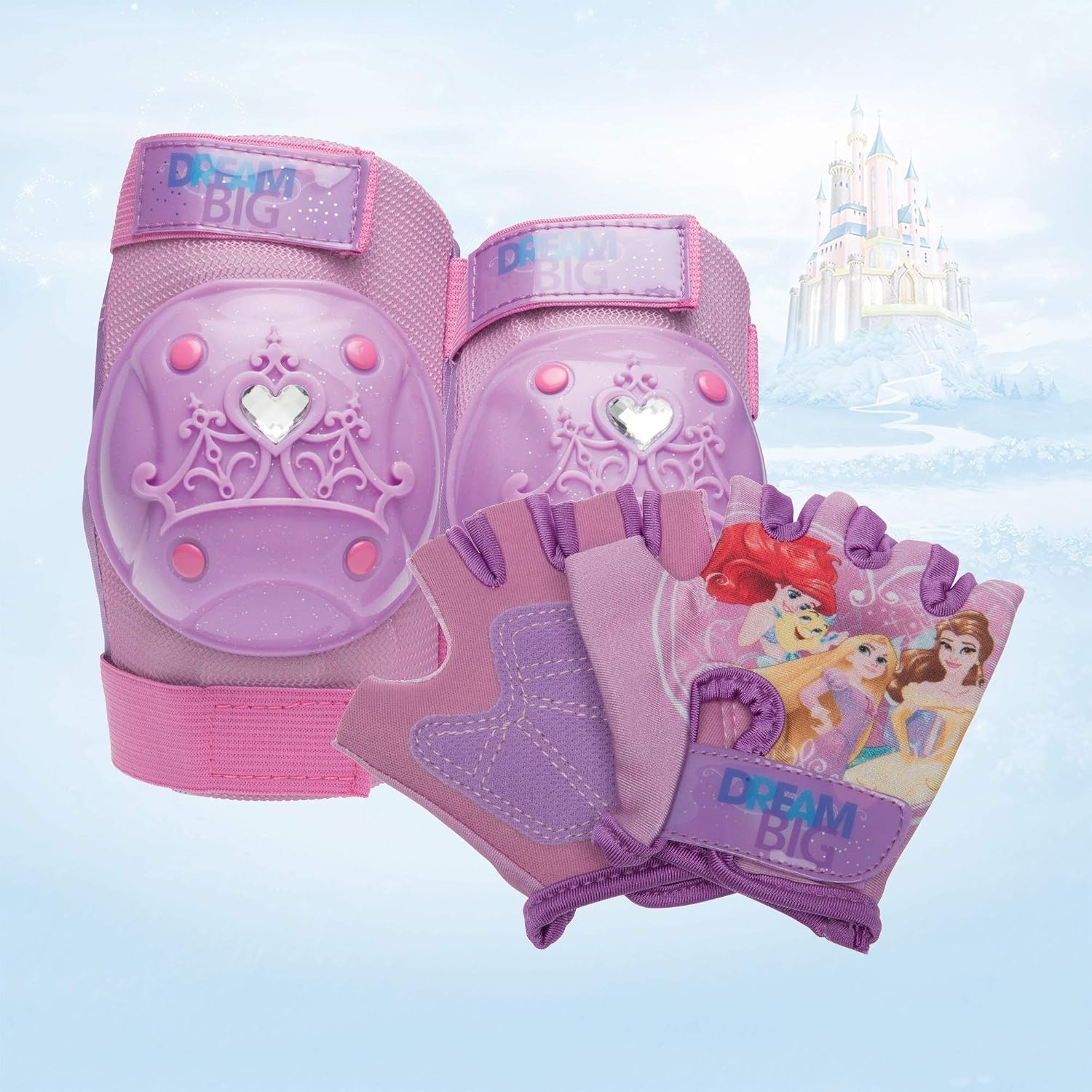 image:imageBell Disney Princess Child Bike AccessoriesPrincess Pad Glove Set