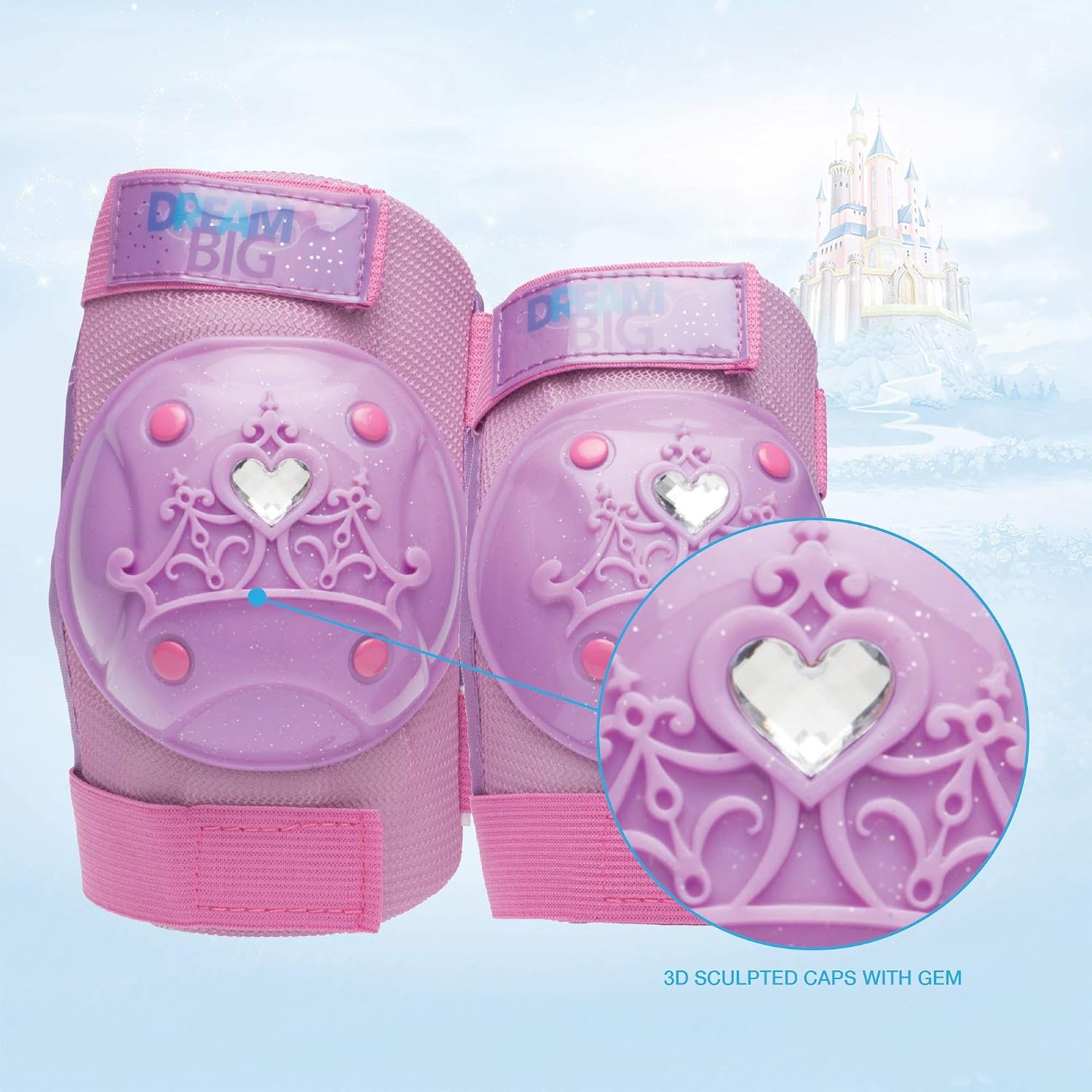 image:imageBell Disney Princess Child Bike AccessoriesPrincess Pad Glove Set