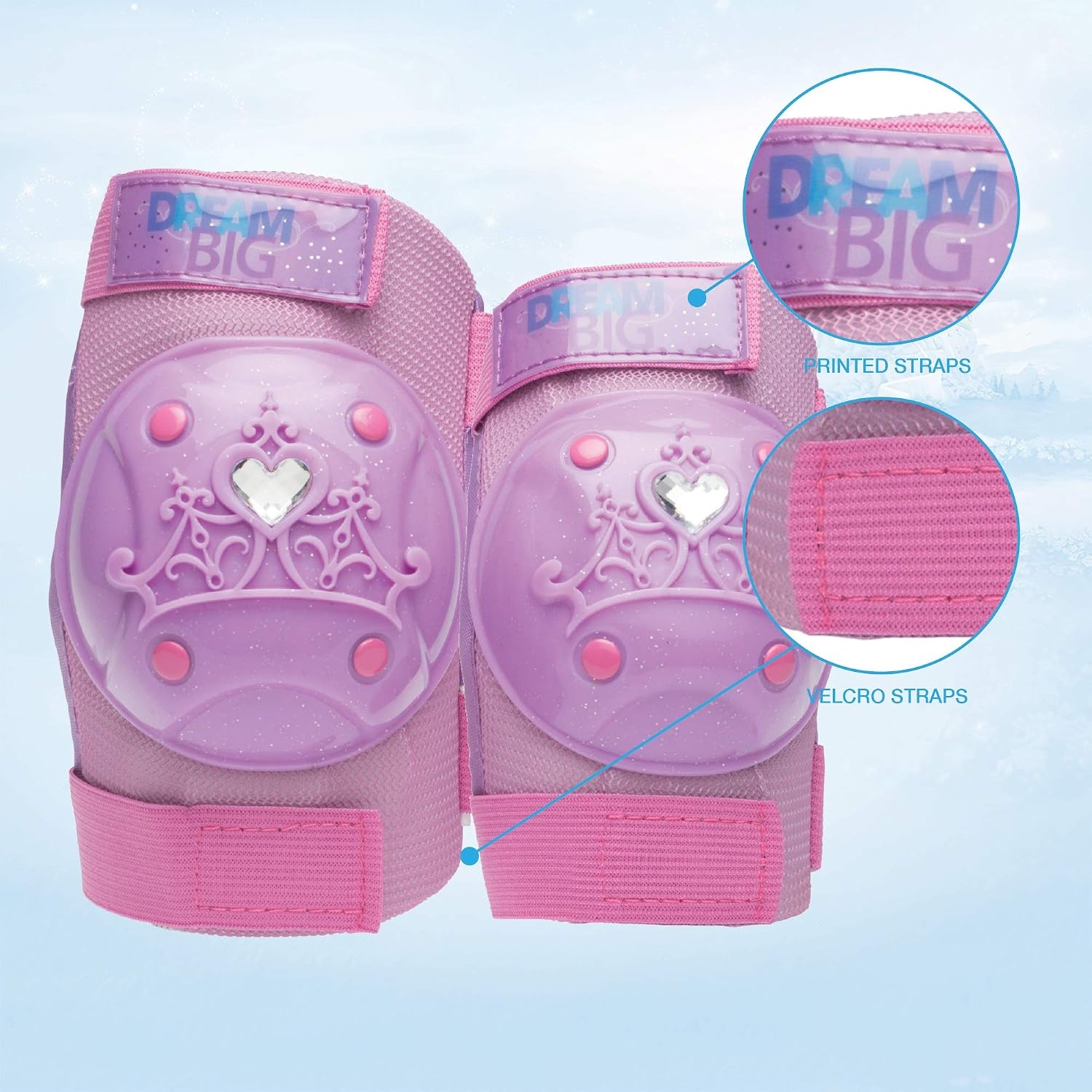 image:imageBell Disney Princess Child Bike AccessoriesPrincess Pad Glove Set