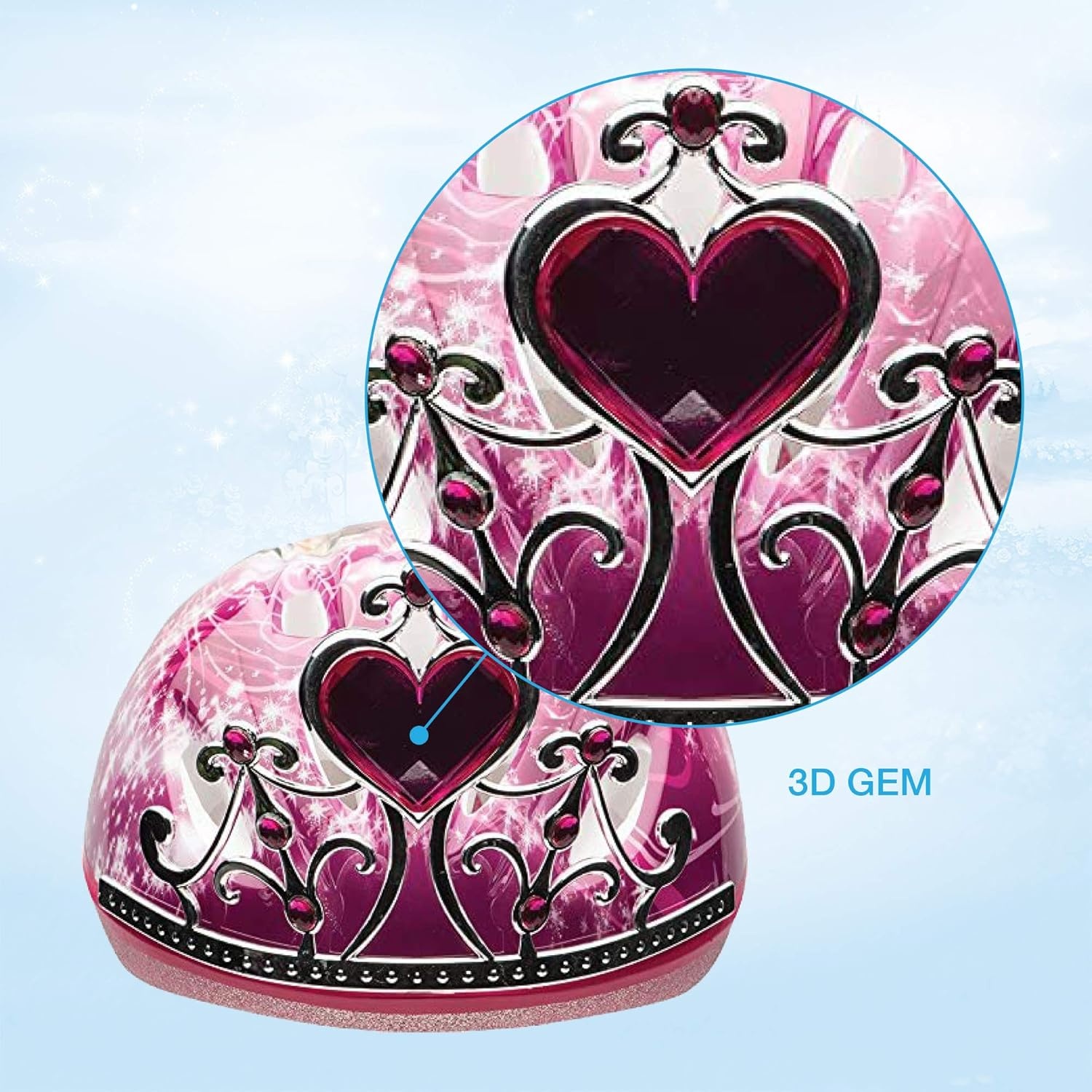 image:imageBell Disney Princess Child and Toddler Bike HelmetsPrincess 3D Tiara
