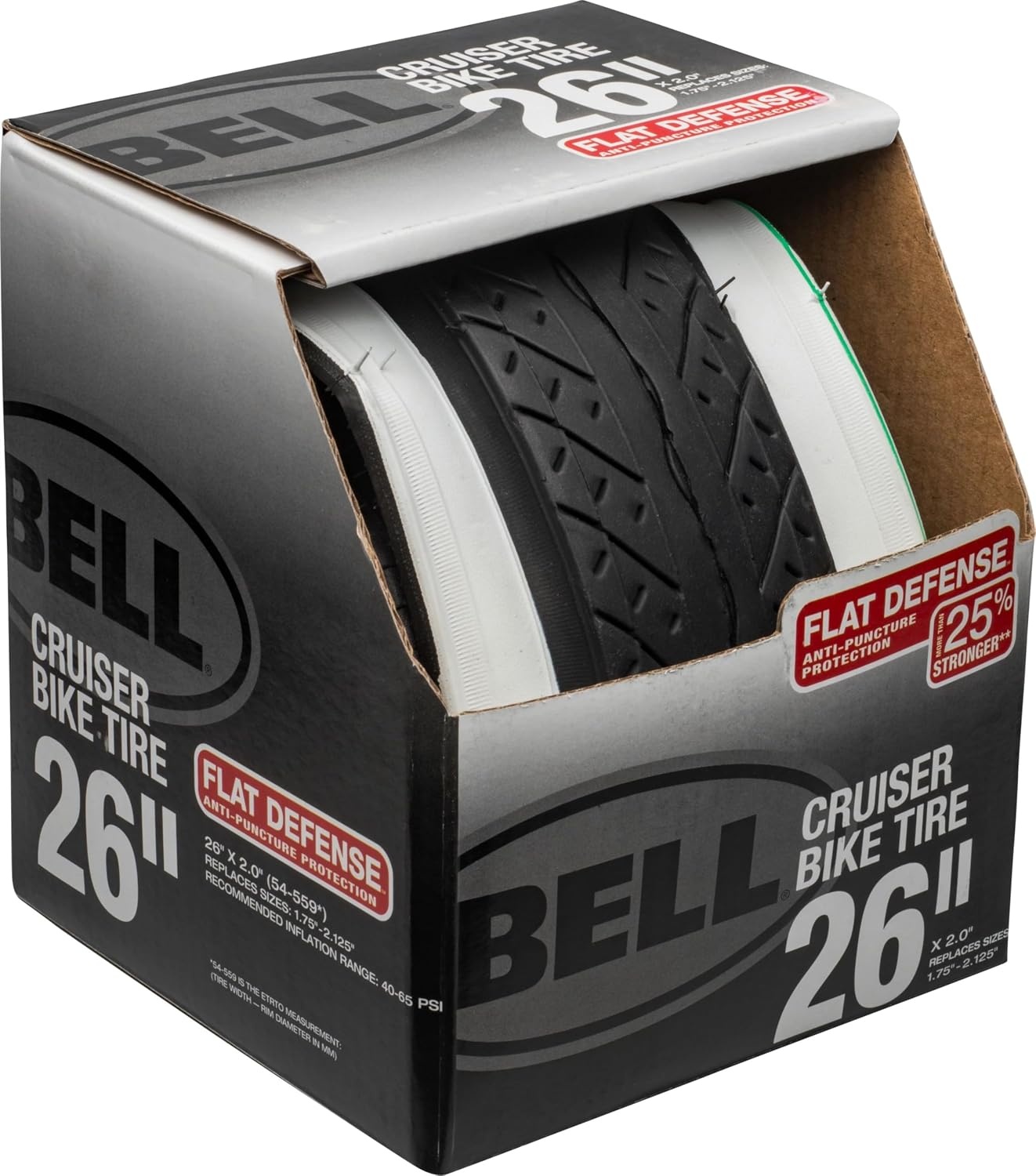 image:imageBell Flat Defense Comfort Bike TireWhitewall