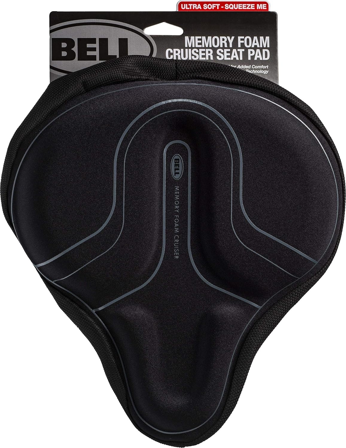 image:imageBell Memory Foam Cruiser Bicycle Seat Pad Black one Size