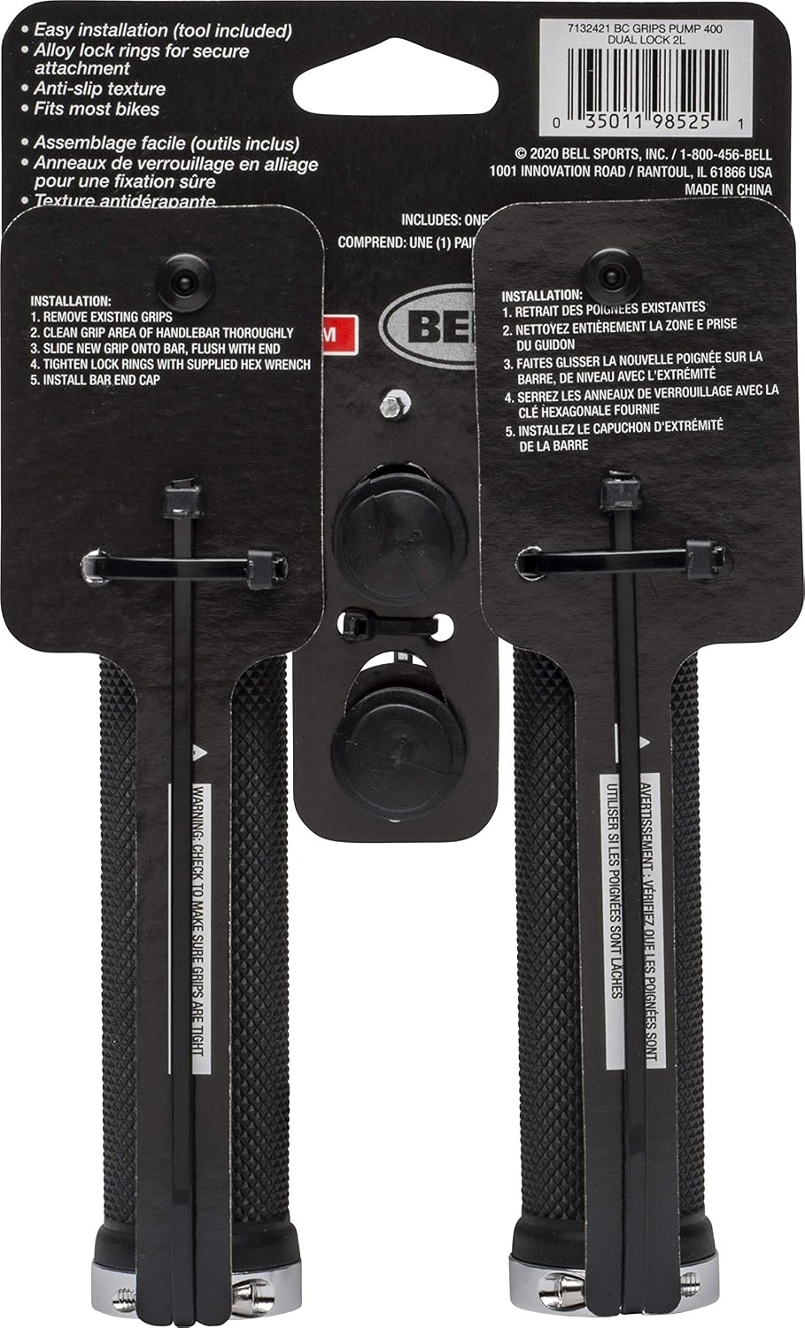image:imageBell Pump 400 LockOn Bicycle Grips