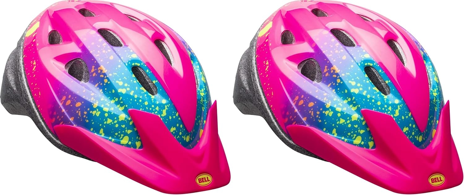 image:imageBell Rally Child Bike HelmetsPink Splatter Stella