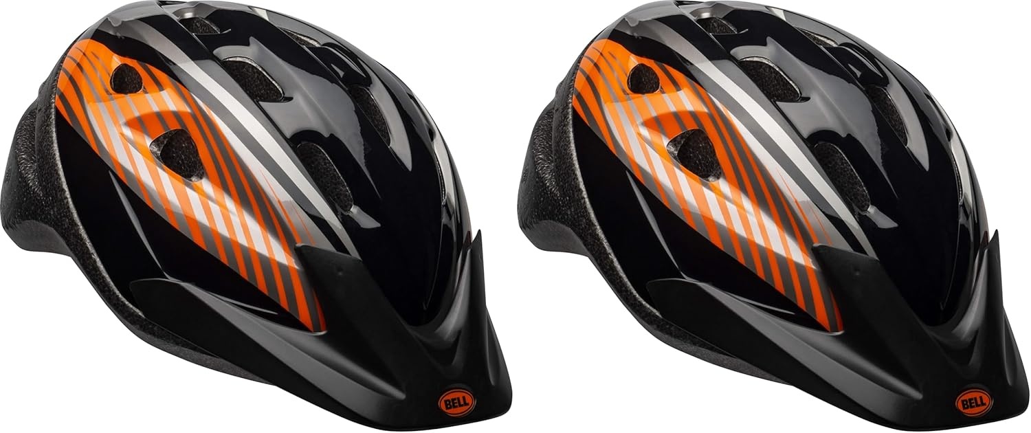 image:imageBell Richter Youth Bike HelmetBlackOrange Rooster