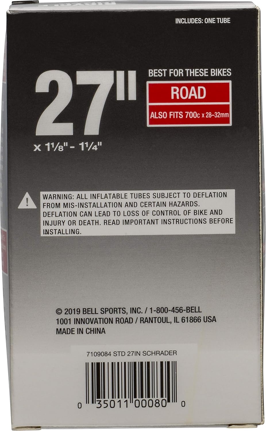 image:imageBell Standard Bicycle Inner Tubes27 x 1113 Pack of 4