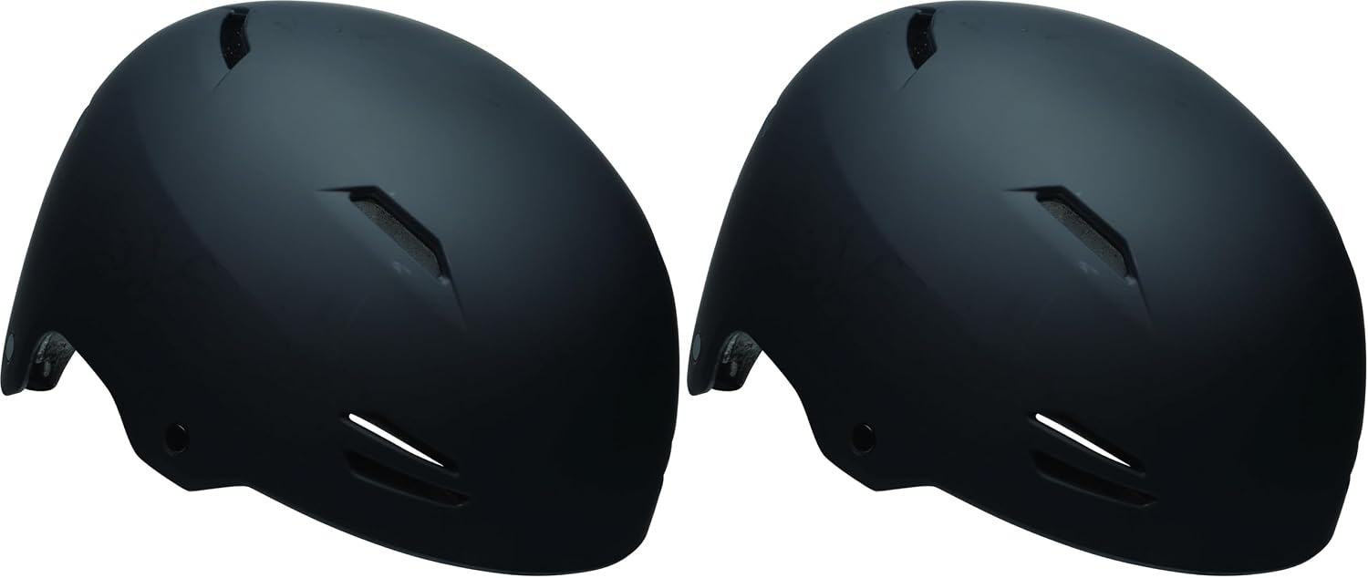 image:imageBell Vert 20 Adult Bike and Skate HelmetVert 20 Matte Black Atomic Badge