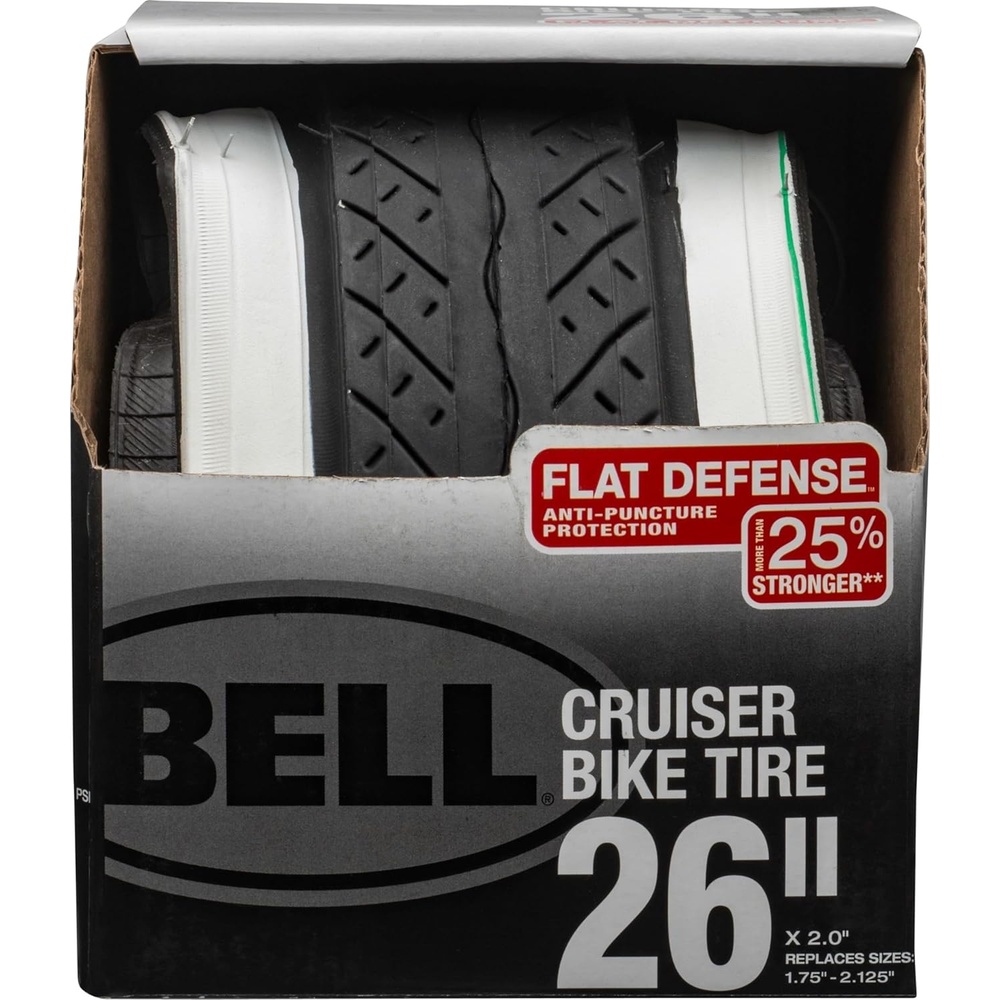 image:imageBell Flat Defense Comfort Bike TireWhitewall