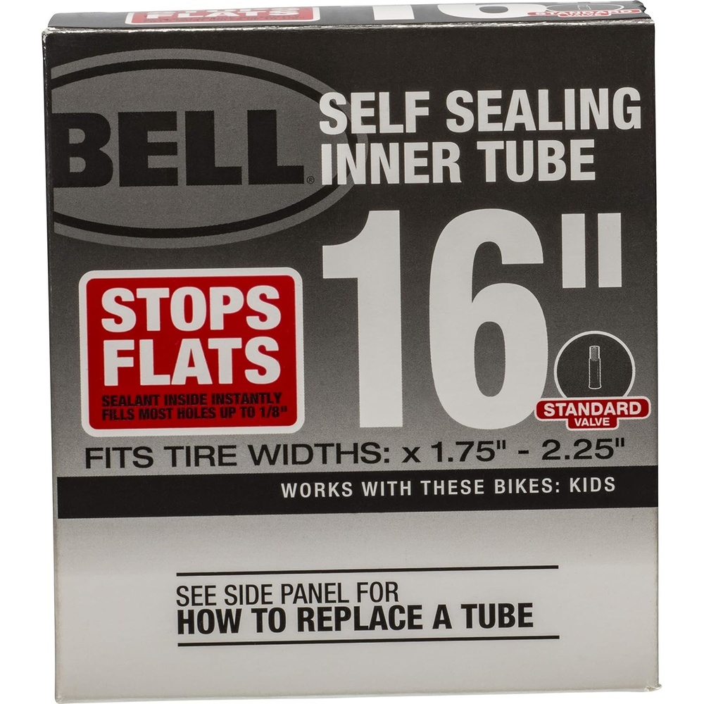 image:imageBell SelfSealing Bicycle Inner Tubes16 x 175225 Schrader Valve