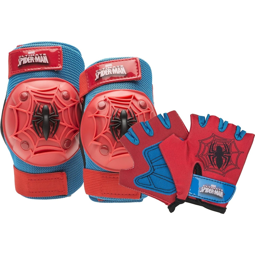 image:imageBell SpiderMan Child Bike AccessoriesMarvel 3d Spiderman Pad Glove Set