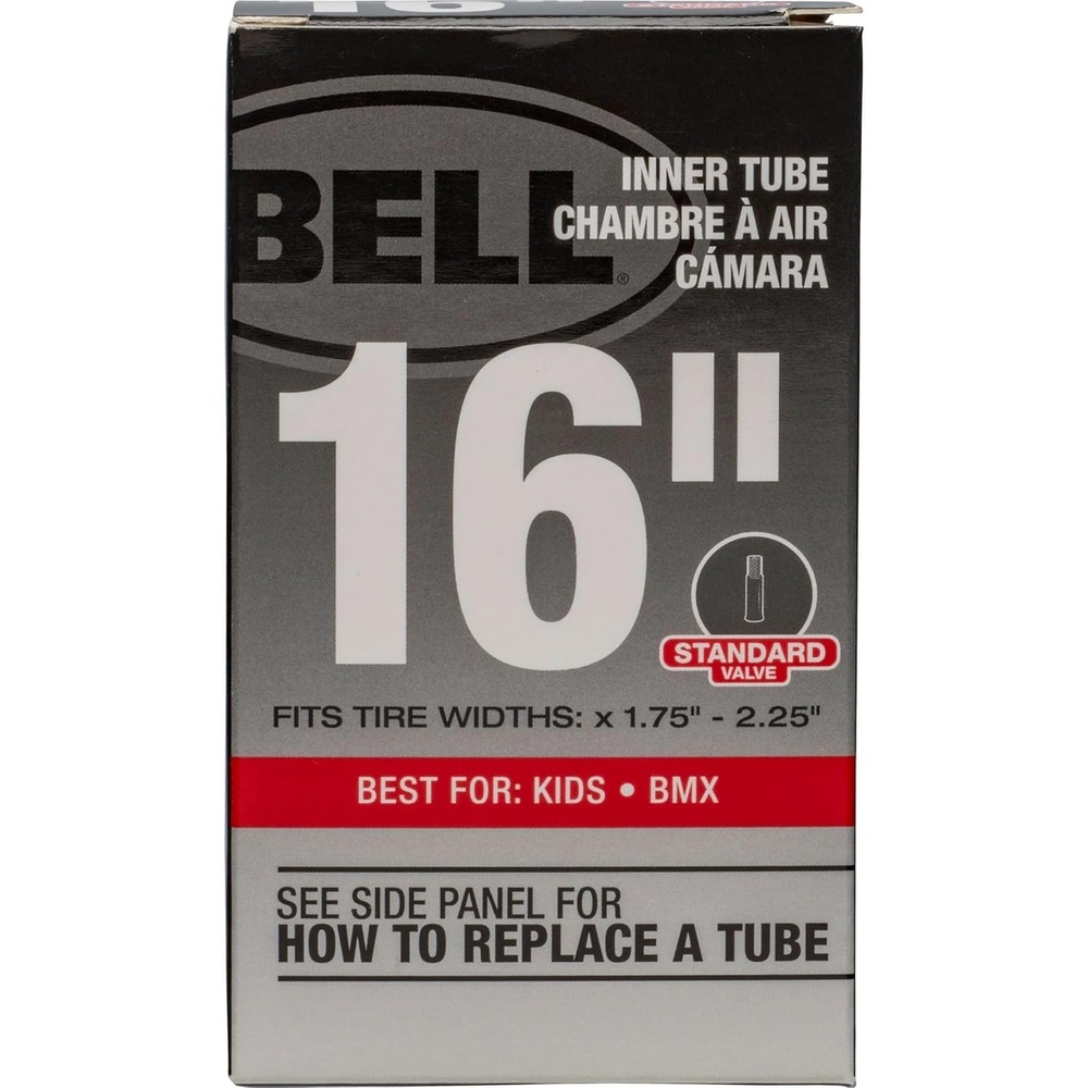 image:imageBell Standard Bicycle Inner Tubes16 x 175 225 Schrader Valve
