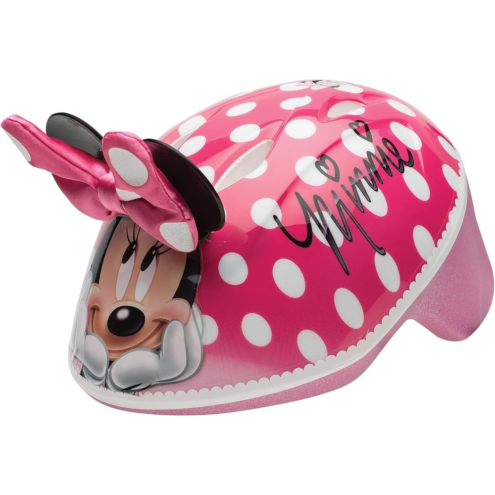 image:imageDisney Minnie Mouse 3D Minnie Me Toddler Bike Helmet by BellOne Size