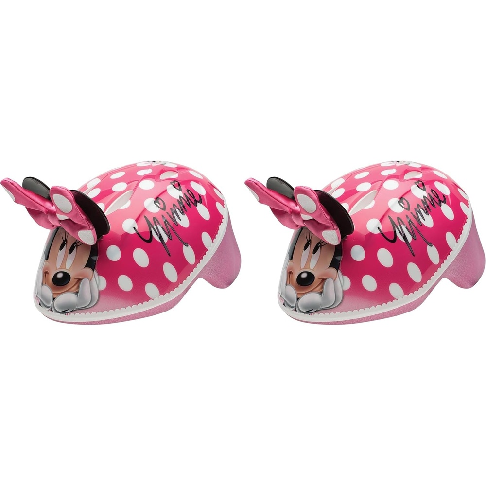 image:imageDisney Minnie Mouse 3D Minnie Me Toddler Bike Helmet by BellOne Size Pack of 2