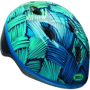BELL Toddler Zoomer Bike Helmet(Zoomer – Blue Scribbles)
