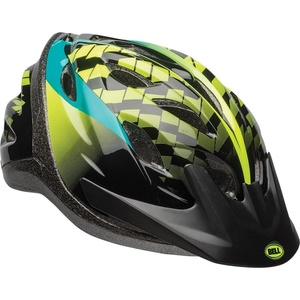 Bell Axle Youth Bike Helmet(Emerald Hyperactive)