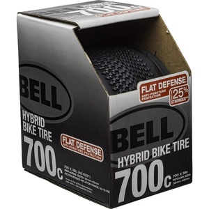 Bell Flat Defense Hybrid Gravel Bike Tire(Black – 700 x 38c)