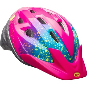Bell Rally Child Bike Helmets(Pink Splatter Stella)