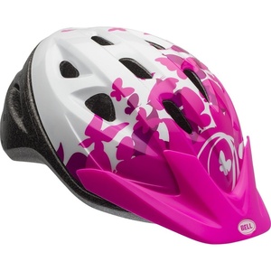 Bell Rally Child Bike Helmets(Pink/White Flutter)