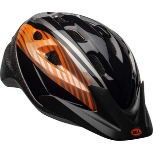 Bell Richter Youth Bike Helmet(Black/Orange Rooster)