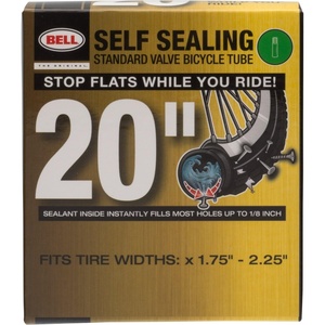 Bell Self Sealing Inner Tube, Black, 26-Inch