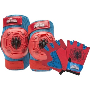 Bell Spider-Man Child Bike Accessories(Marvel 3d Spider-man Pad & Glove Set)