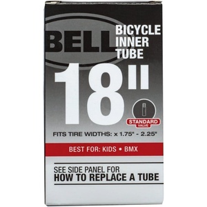 Bell Standard Bicycle Inner Tubes(18″ x 1.75-2.25″  Schrader Valve)