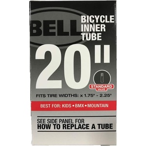 Bell Standard Bicycle Inner Tubes(20″ x 1.75″-2.125″ (Pack of 6))